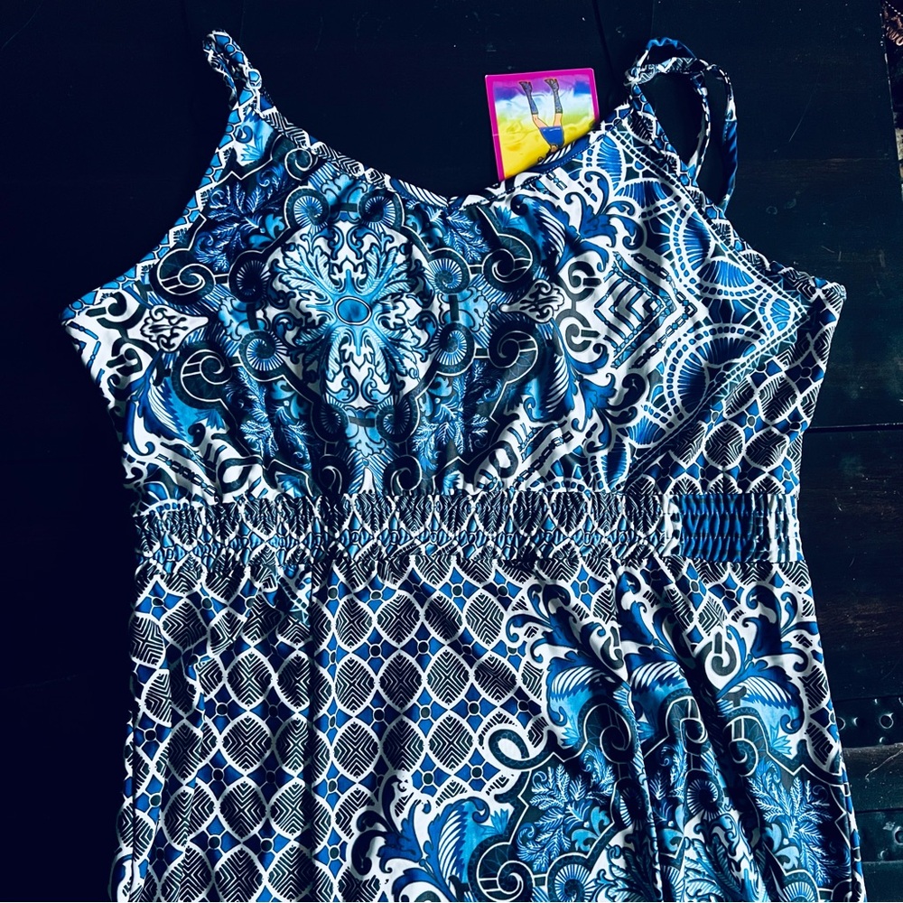 She’s Cool Print Tube Maxi Dress